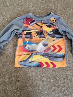 Disney Planes Fire and Rescue Pajama Top Shirt Size 3T